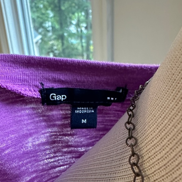 GAP 3/4 Sleeve Scoopneck Tee, 100% cotton, Medium, Like New - Picture 5 of 6